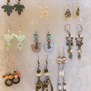 Long Dangle Earrings - 9 Pairs, Assortment
